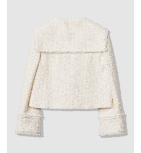 LOULOU WILLOUGHBY「【LOULOU WILLOUGHBY】ファンシーツイードセーラージャケット」|テーラードジャケット|