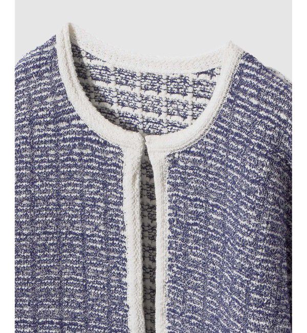 allureville「リバーシブルツイードカーディガン」|カーディガン|