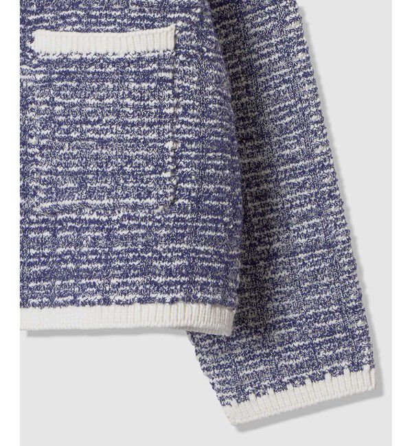 allureville「リバーシブルツイードカーディガン」|カーディガン|