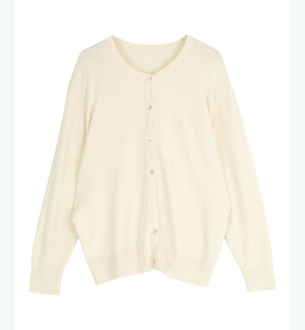 titivate「クルーネックライトニットカーディガン」|カーディガン|