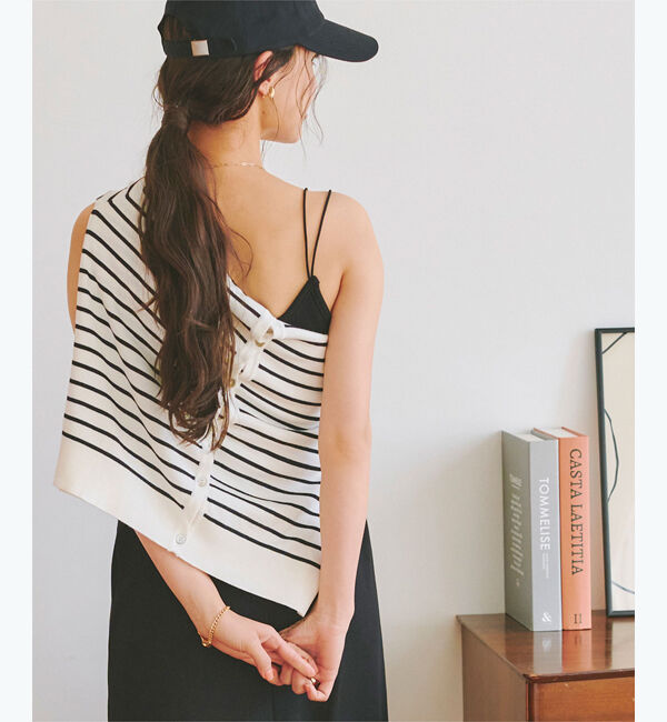 titivate「クルーネックライトニットカーディガン」|カーディガン|