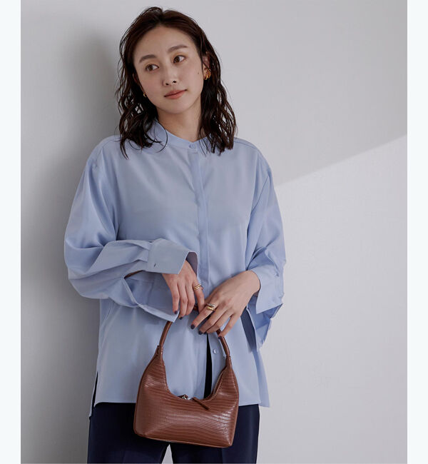 ur's「アジャスタブルカフスバンドカラーシャツ」|シャツ・ブラウス|