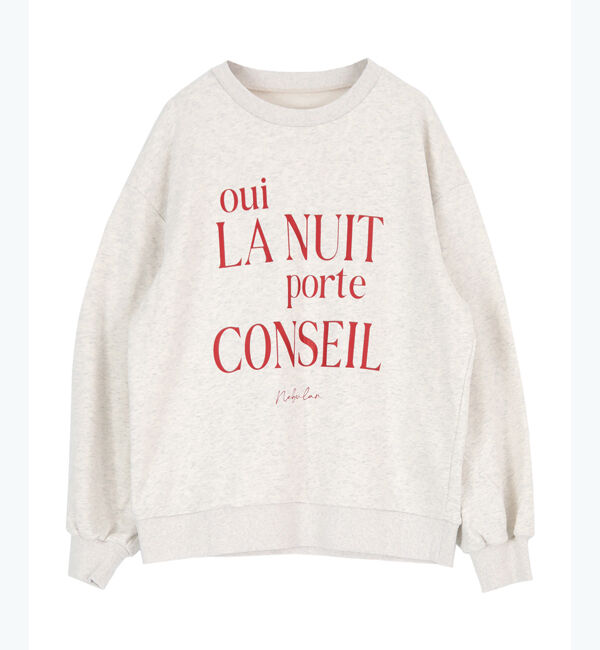 titivate「クルーネックルーズスウェットプルオーバー」|スウェット・ジャージ|