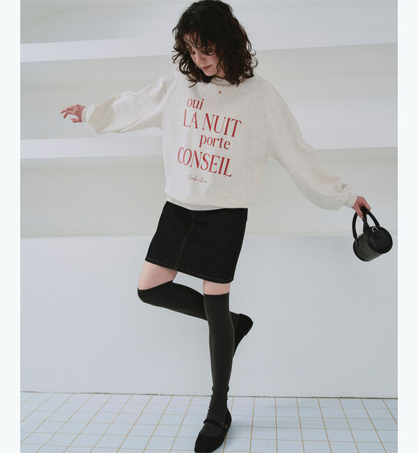 titivate「クルーネックルーズスウェットプルオーバー」|スウェット・ジャージ|