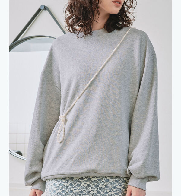 titivate「クルーネックルーズスウェットプルオーバー」|スウェット・ジャージ|