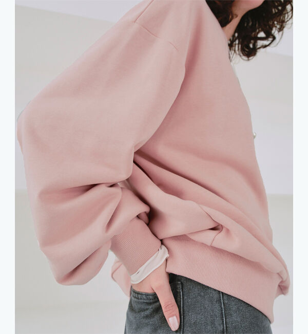 titivate「クルーネックルーズスウェットプルオーバー」|スウェット・ジャージ|