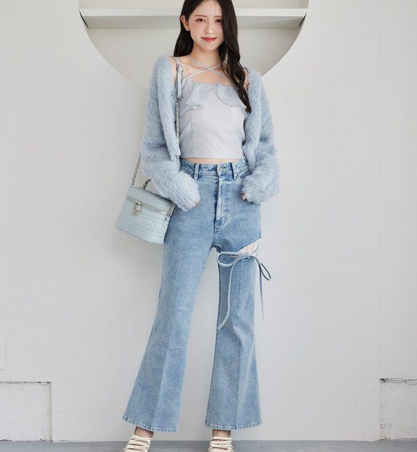  「WEB限定/チャーム付きキルティングバニティバッグ」|ショルダー・メッセンジャー|