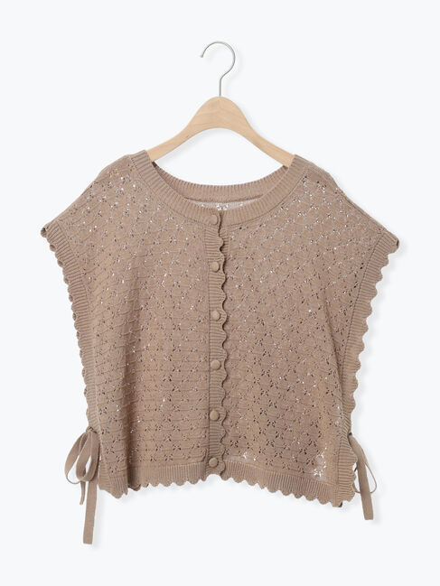 Samansa Mos2「【Cross&times;Staff】前後2WAYニットベスト」|ダウンベスト・ベスト|