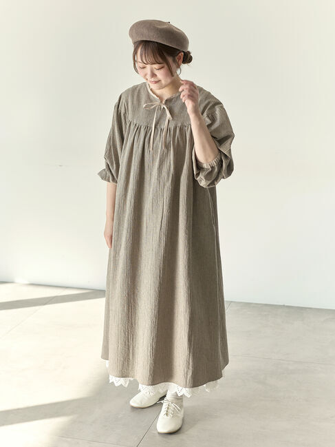 Samansa Mos2「【Cross&times;Staff】前後2WAYワンピース」|ワンピース|