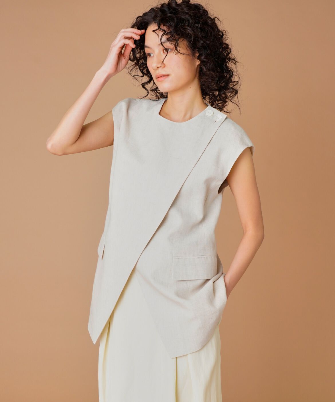 la veille by SUPERIOR CLOSET「ノースリーブトップス」|その他|グレーベージ 3