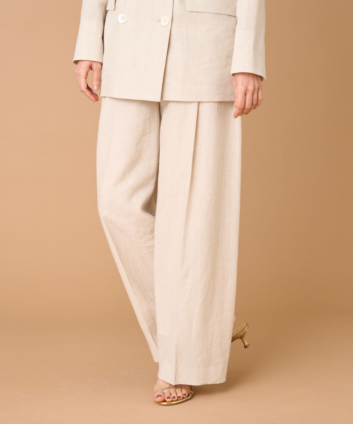 la veille by SUPERIOR CLOSET「タックワイドパンツ」|その他|