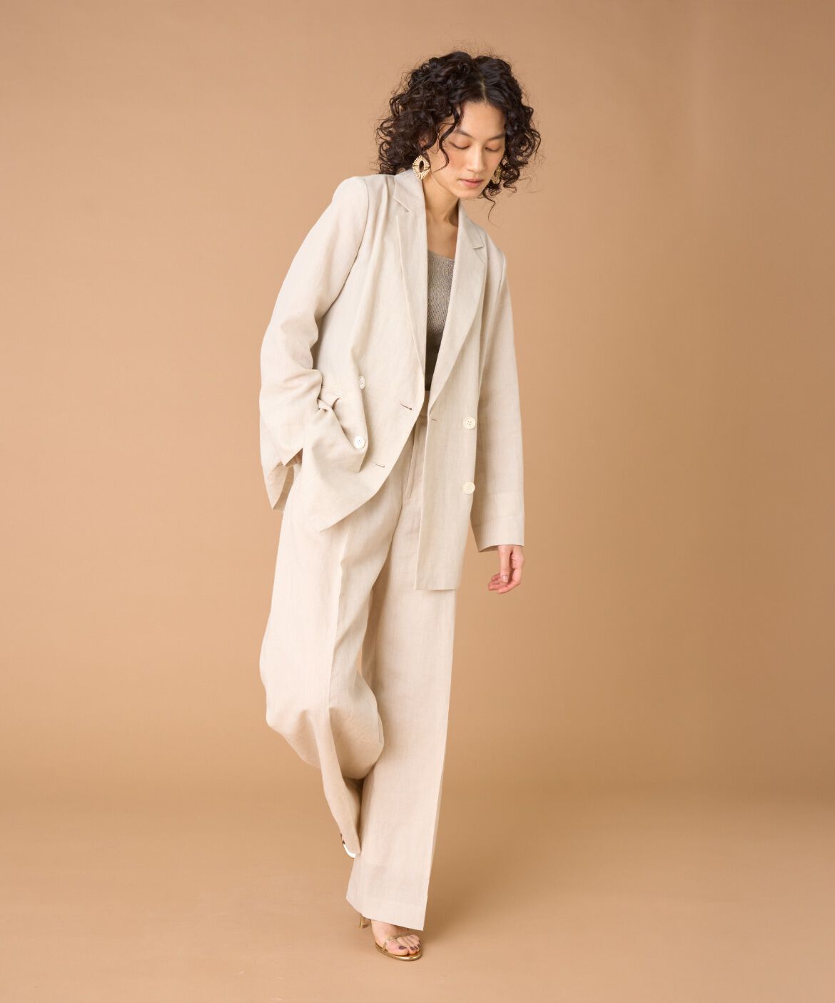 la veille by SUPERIOR CLOSET「タックワイドパンツ」|その他|