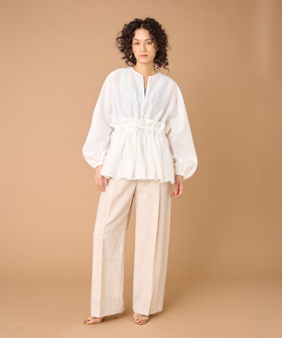 la veille by SUPERIOR CLOSET「タックワイドパンツ」|その他|