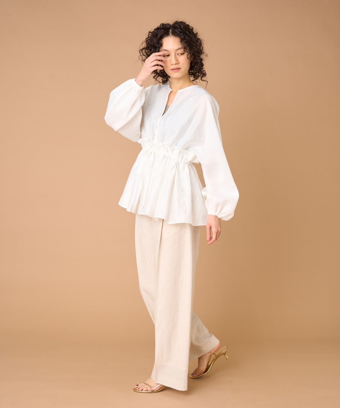 la veille by SUPERIOR CLOSET「タックワイドパンツ」|その他|