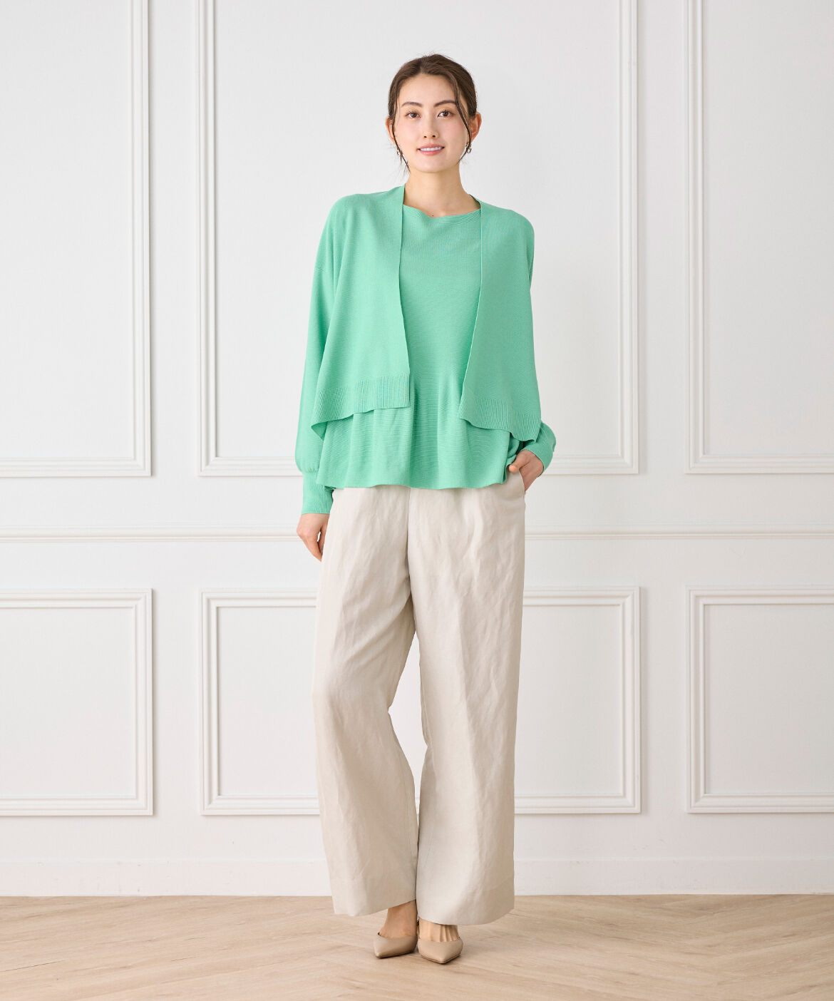 7-IDconcept.「ホールガーメントカーディガン」|カーディガン|