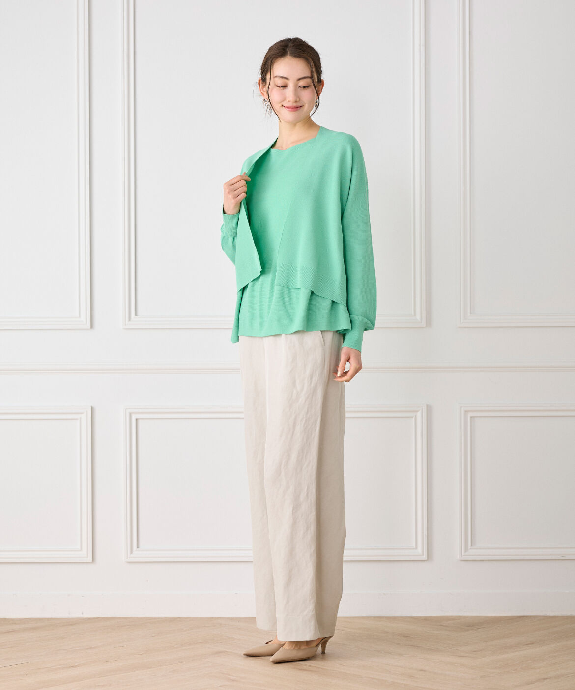 7-IDconcept.「ホールガーメントカーディガン」|カーディガン|