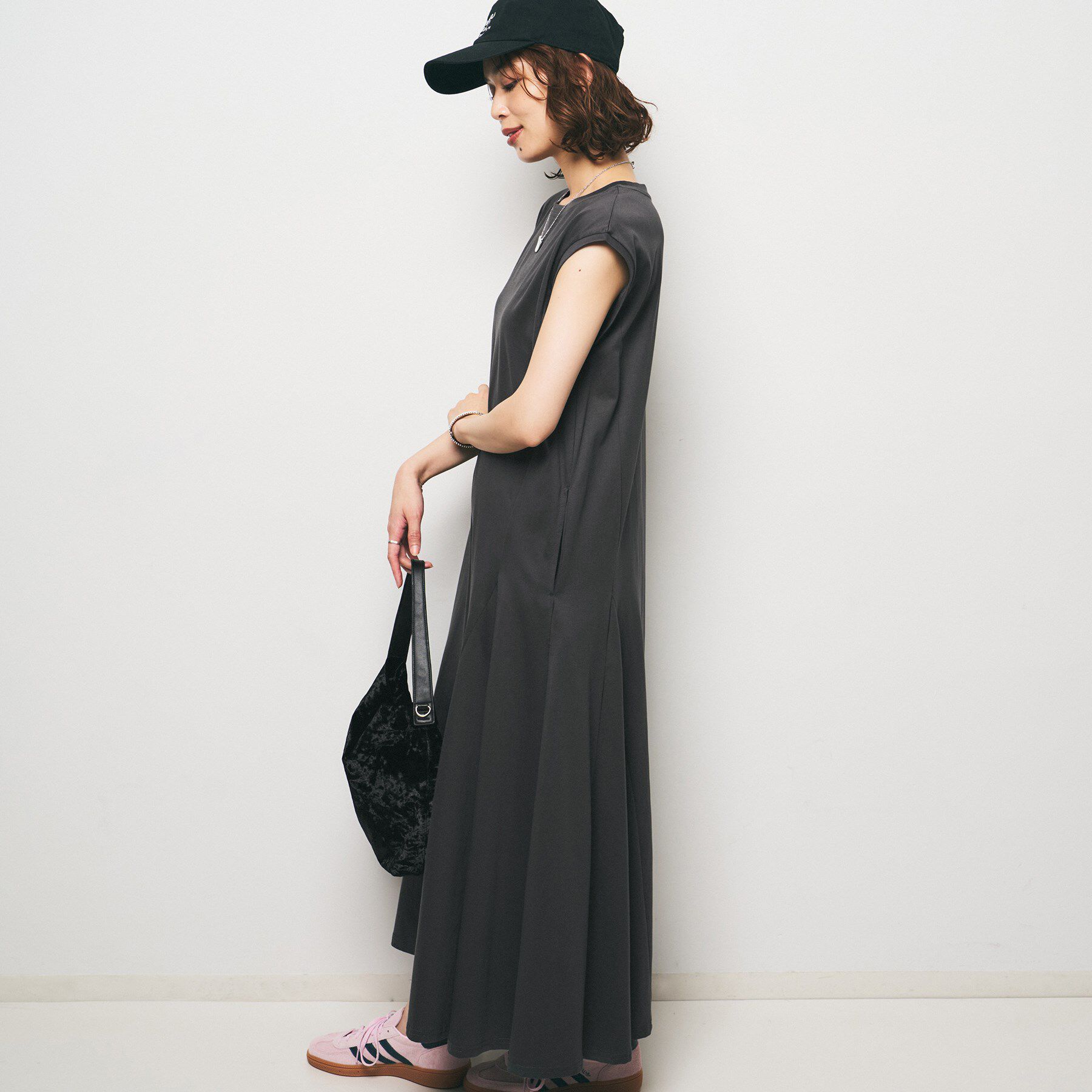 UNTITLED「【Audrey and John Wad】ダブルシルケット天竺ワンピース」|ワンピース|