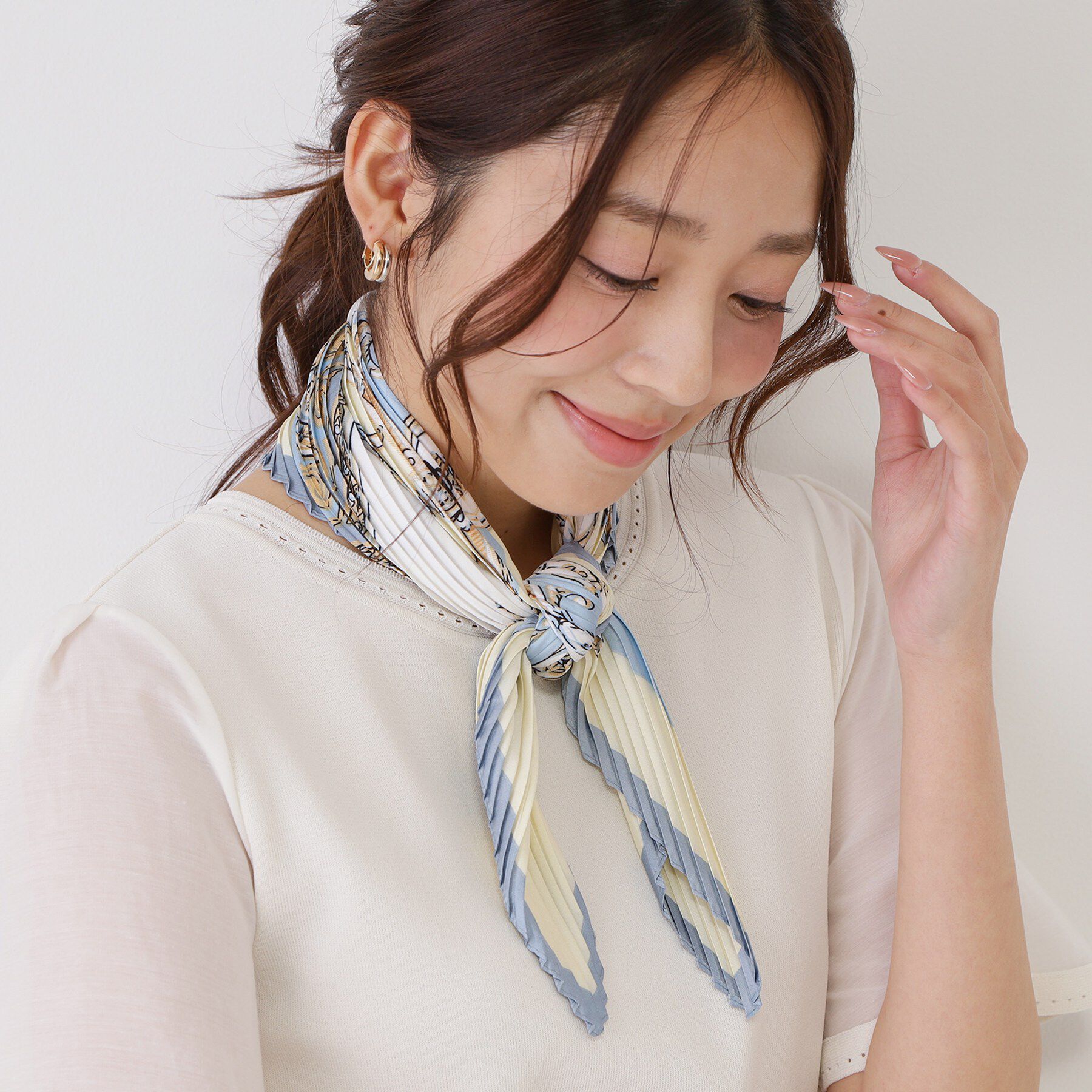 COUP DE CHANCE「ヴィクトリアミニプリーツ」|ストール|