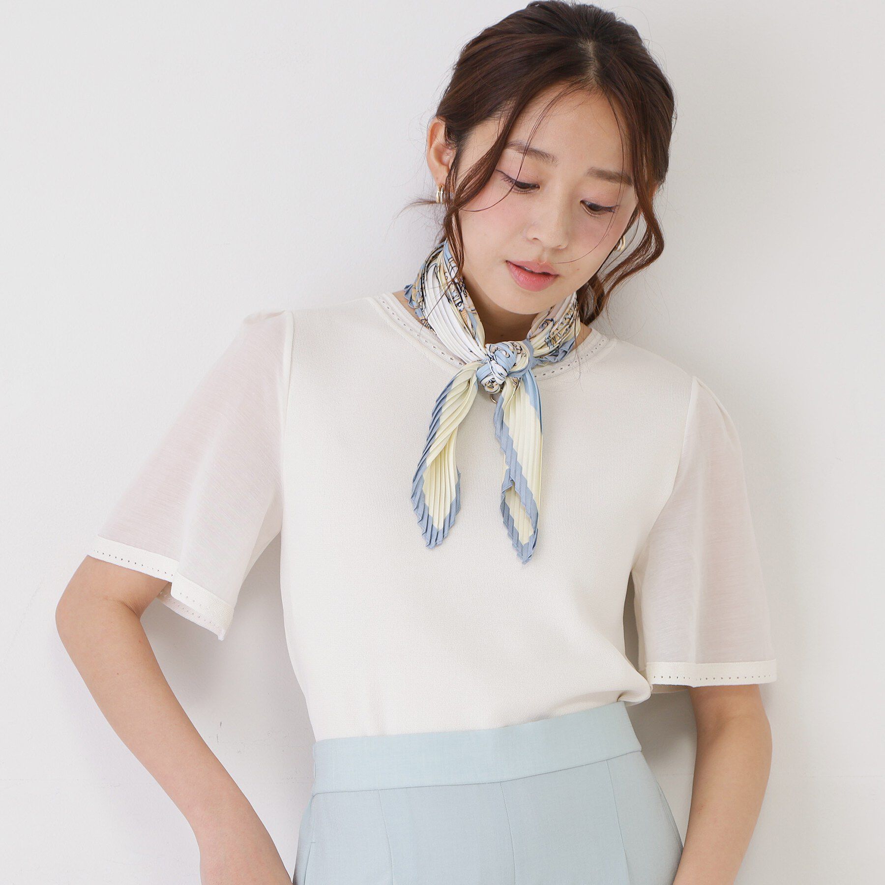 COUP DE CHANCE「ヴィクトリアミニプリーツ」|ストール|