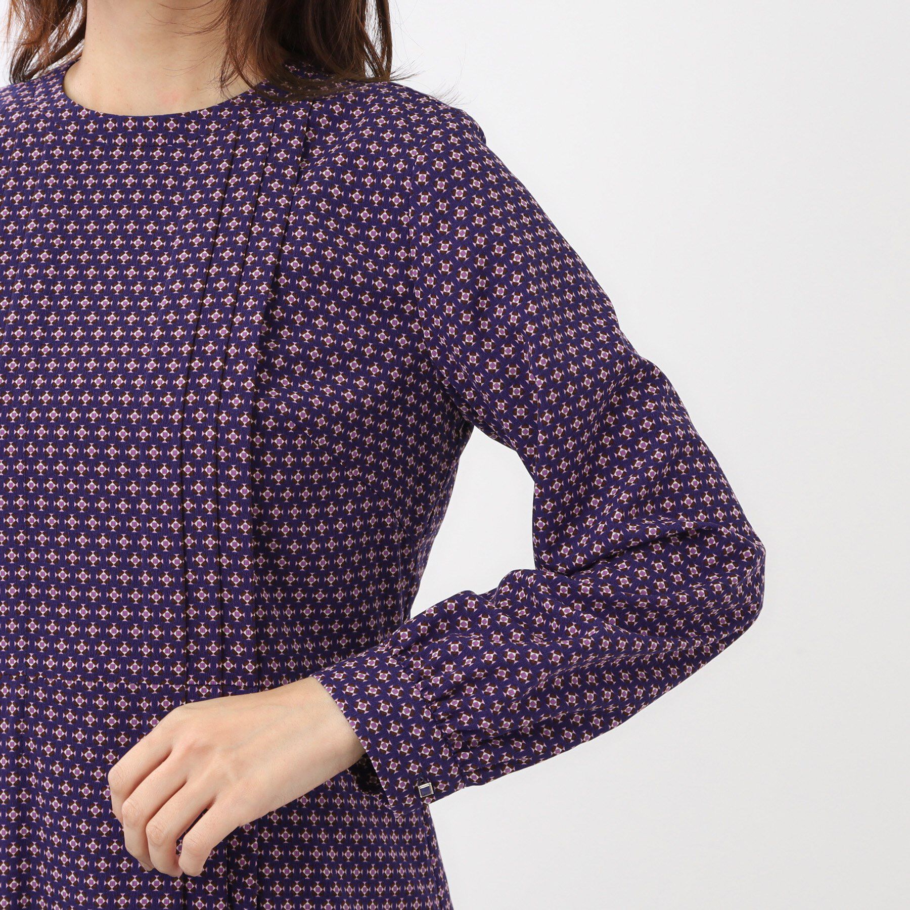 Reflect「【通勤にもお出かけにも◎】ジオメプリントクラシカルワンピース」|ワンピース|