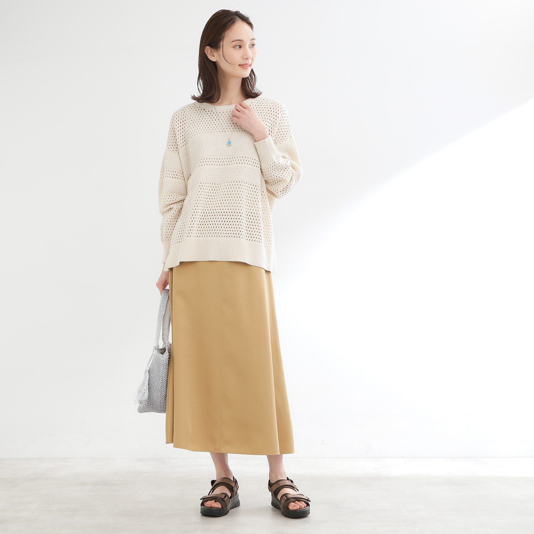 Reflect「フリュイドフレアスカート」|スカート|