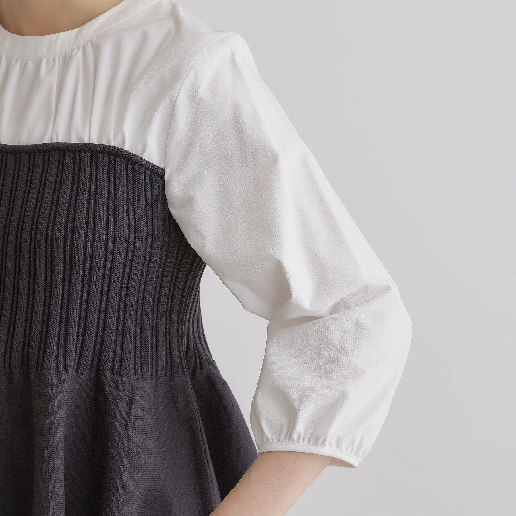 grove「ニットビスチェドッキングシャツ」|Tシャツ・カットソー|