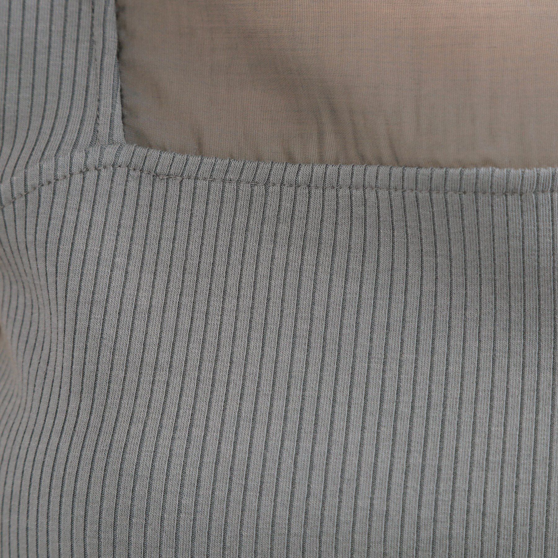 grove「【貴島明日香さん着用】シアードッキングスクエアタンク」|キャミソール|