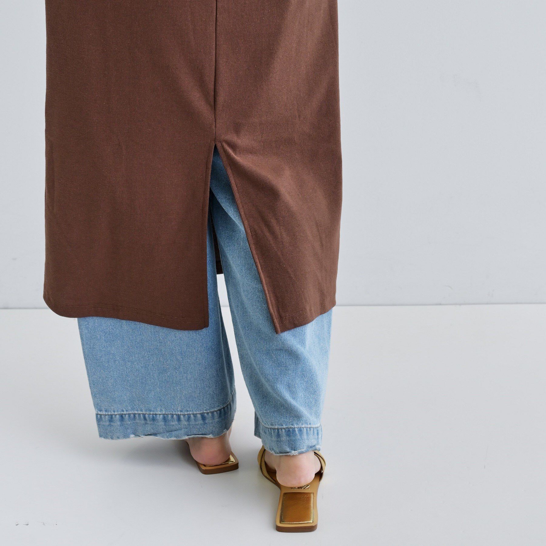 GALLEST「【一部店舗限定】リブカットソーワンピース」|ワンピース|