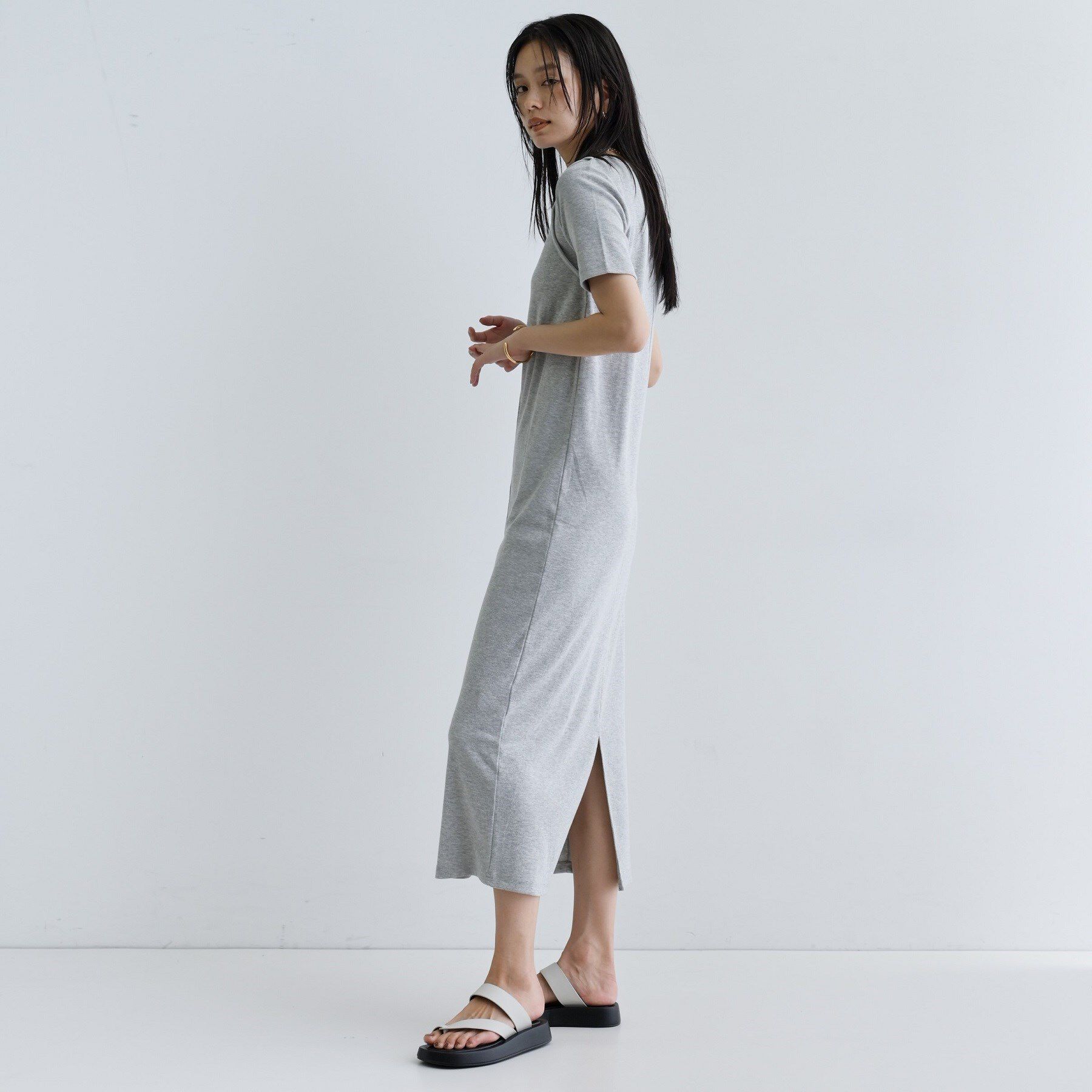 GALLEST「【一部店舗限定】リブカットソーワンピース」|ワンピース|