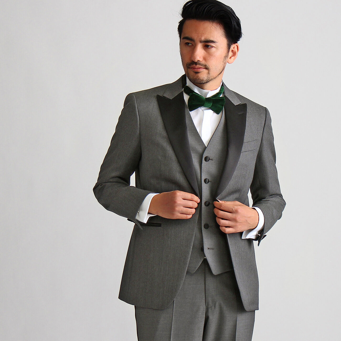 TAKEO KIKUCHI「タキシードクロスジャケット」|その他|チャコールグレー(9