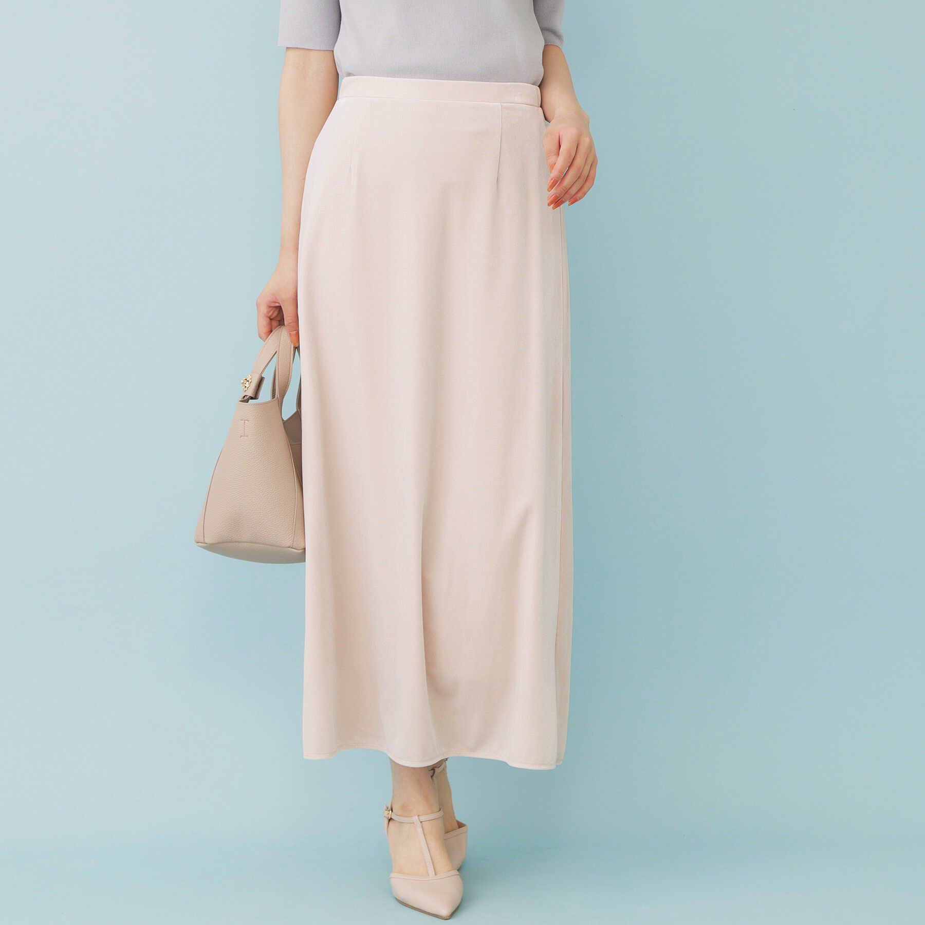 index「ベロアジャージナロースカート【洗濯機洗い可】」|スカート|