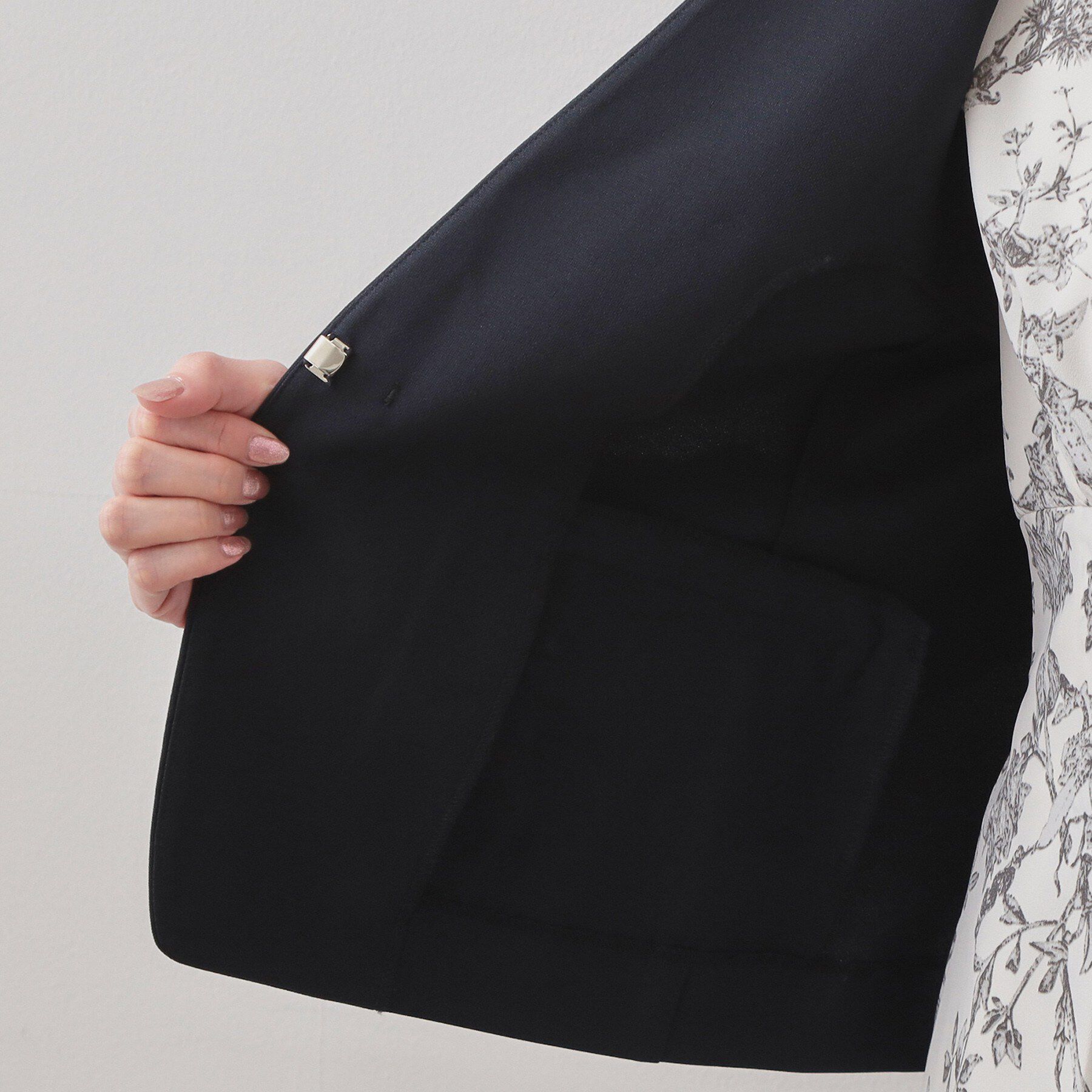 index「セットアップ対応 ノーカラージャケット【ウォッシャブル・接触冷感・吸水速乾・防シワ・ストレッチ】」|ノーカラージャケット|