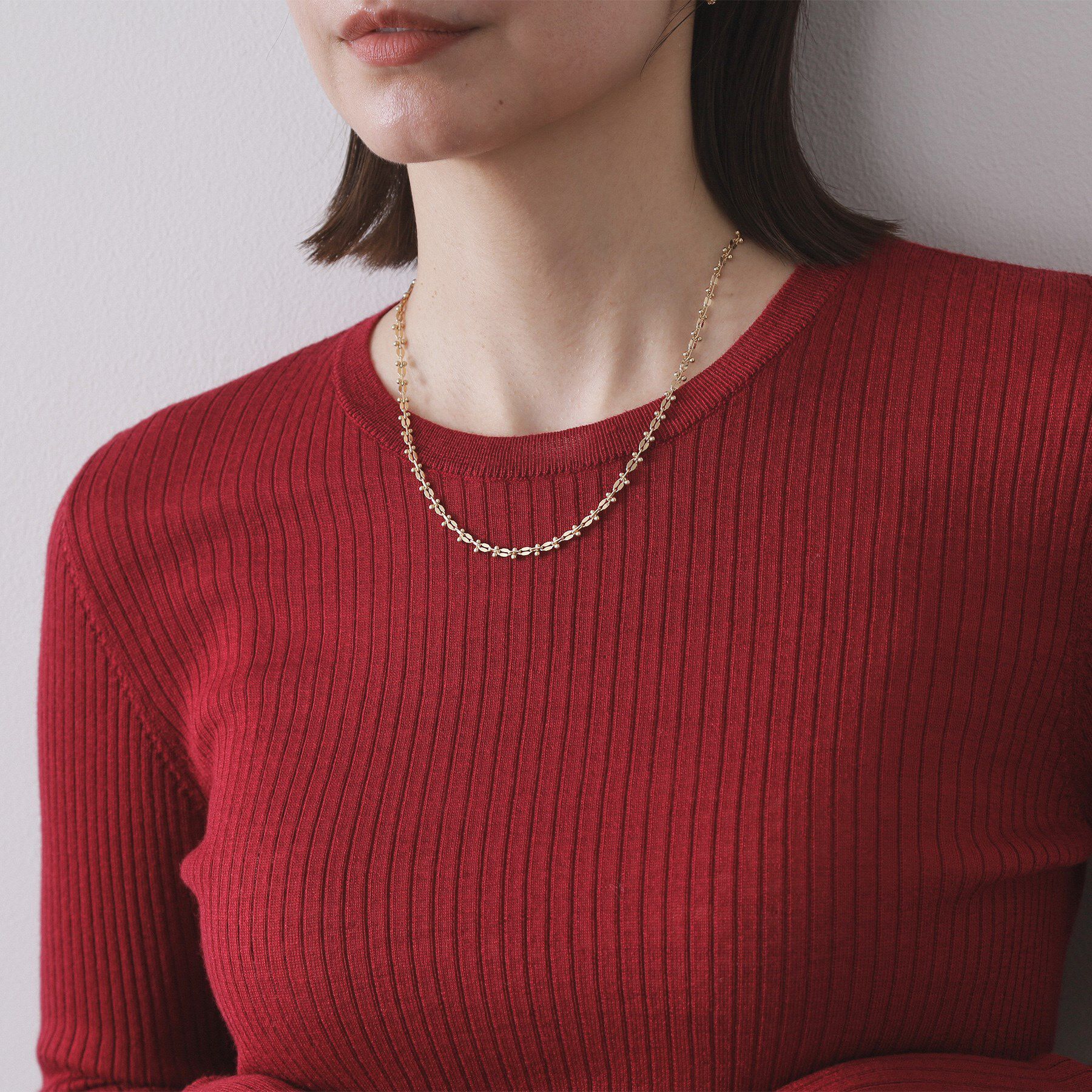 OPAQUE.CLIP「華奢チェーンネックレス」|ネックレス|