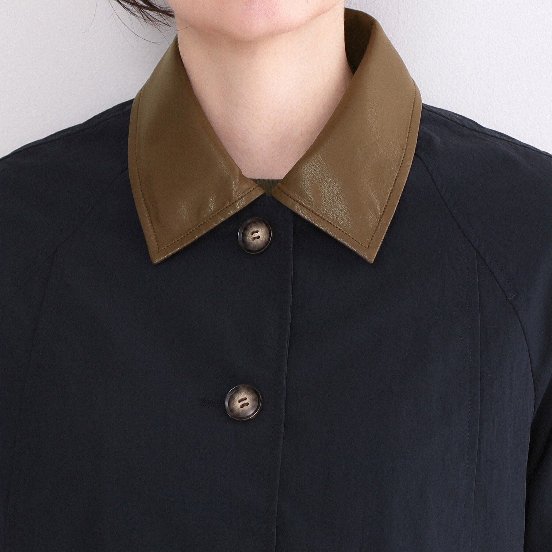 OPAQUE.CLIP「撥水ステンカラーコート【洗える】」|ステンカラーコート|