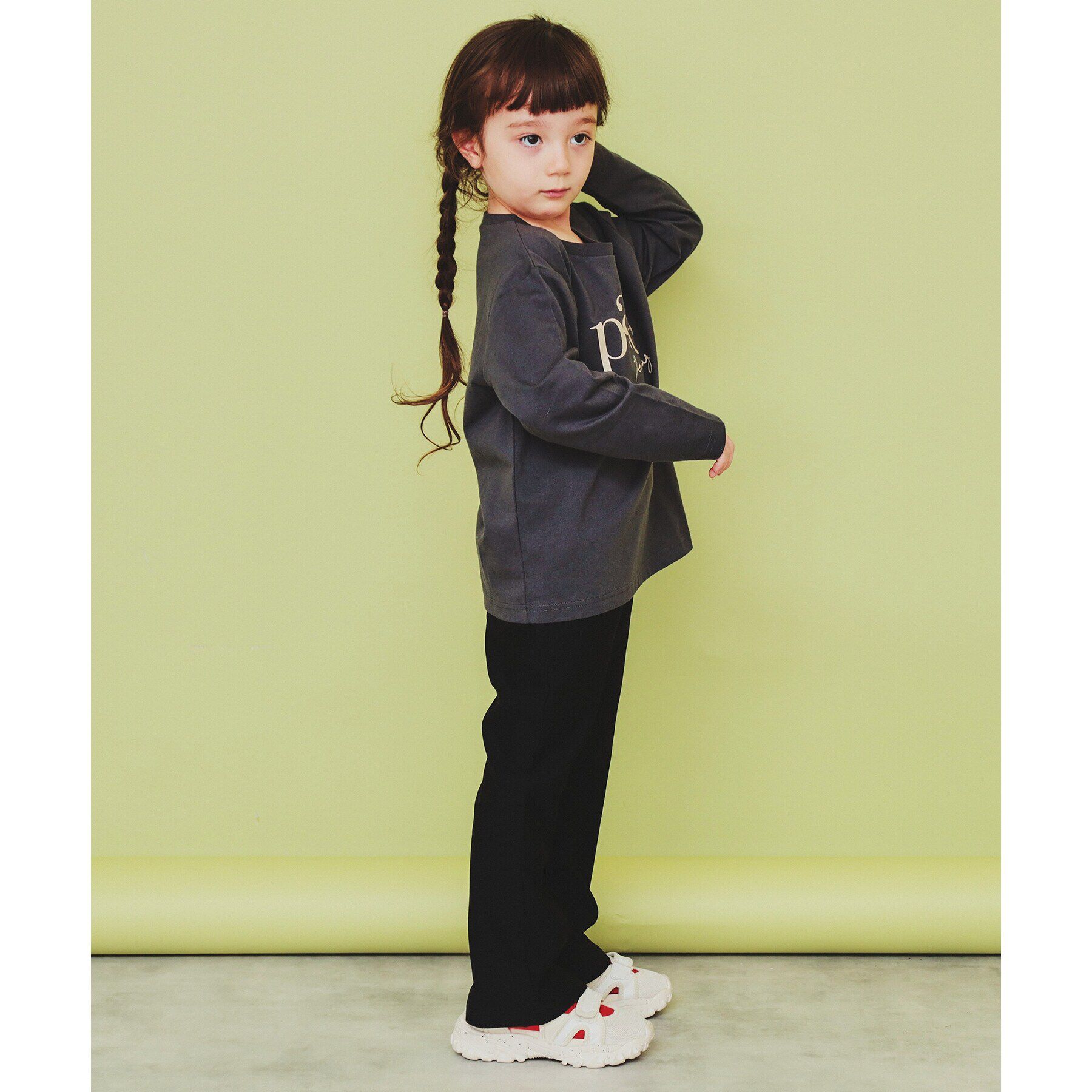 THE SHOP TK「【120-150】ロゴプリントアソート長袖Tシャツ/洗濯機OK」|Tシャツ・カットソー|