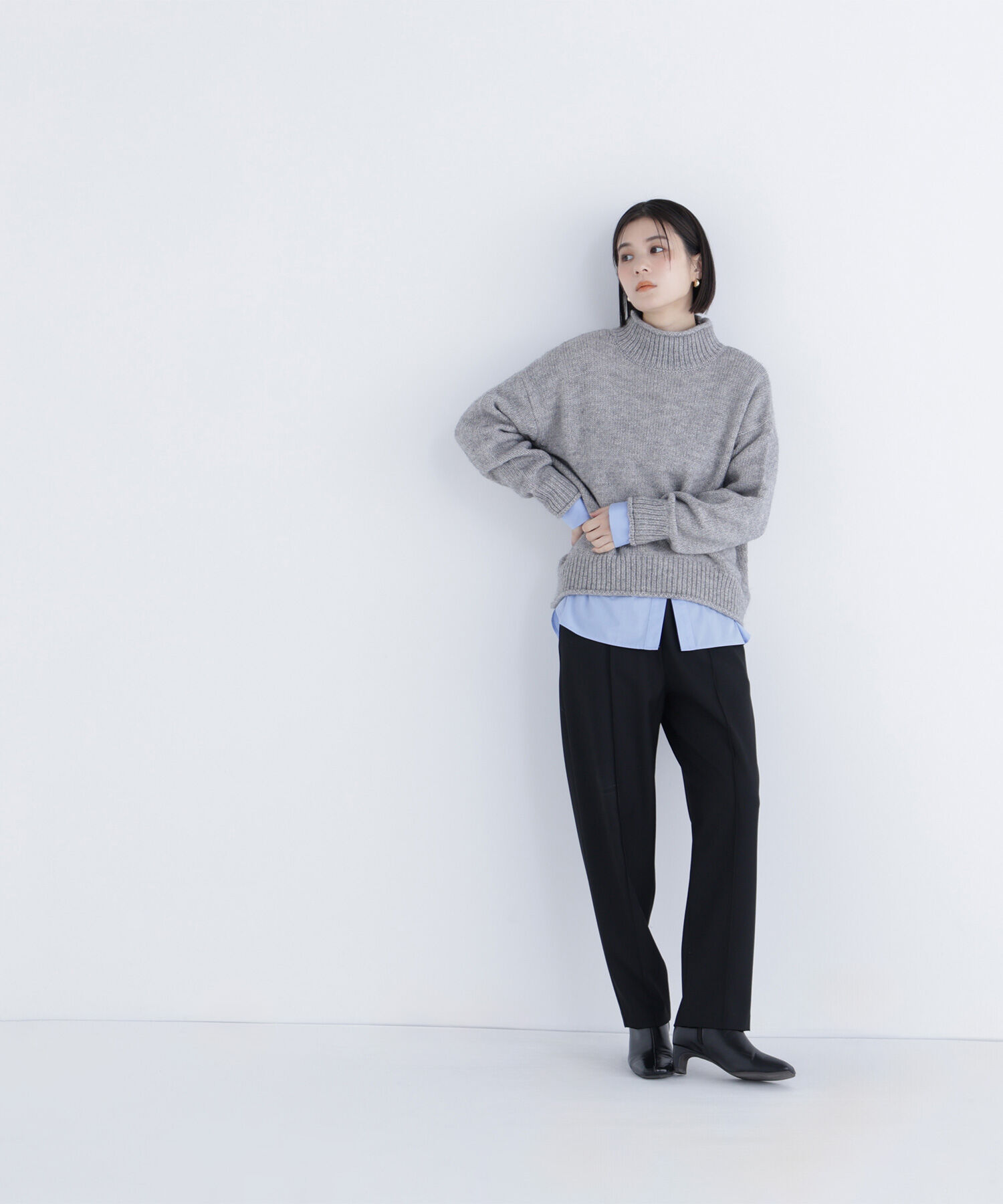  「裏起毛イージーテーパードパンツ」|その他|