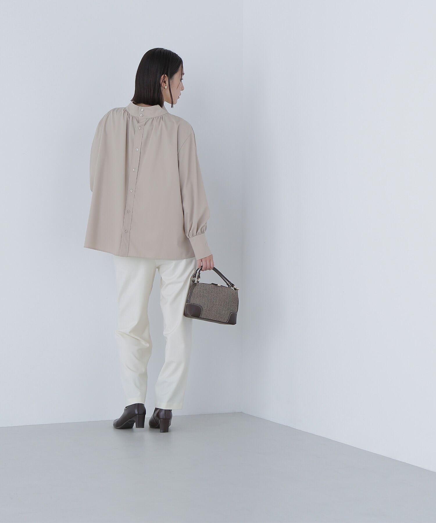  「裏起毛イージーテーパードパンツ」|その他|