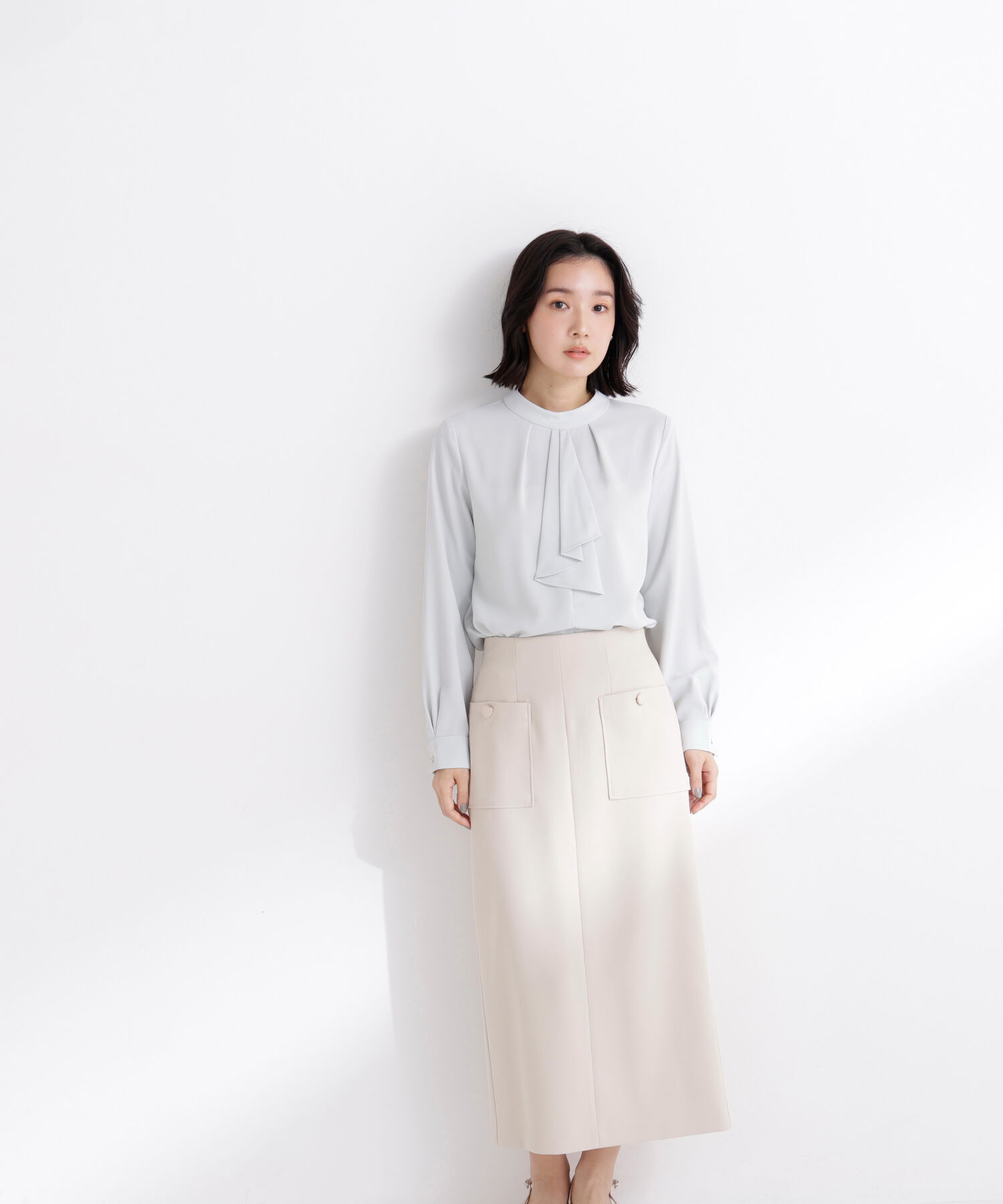  「アウトポケットナロースカート」|スカート|