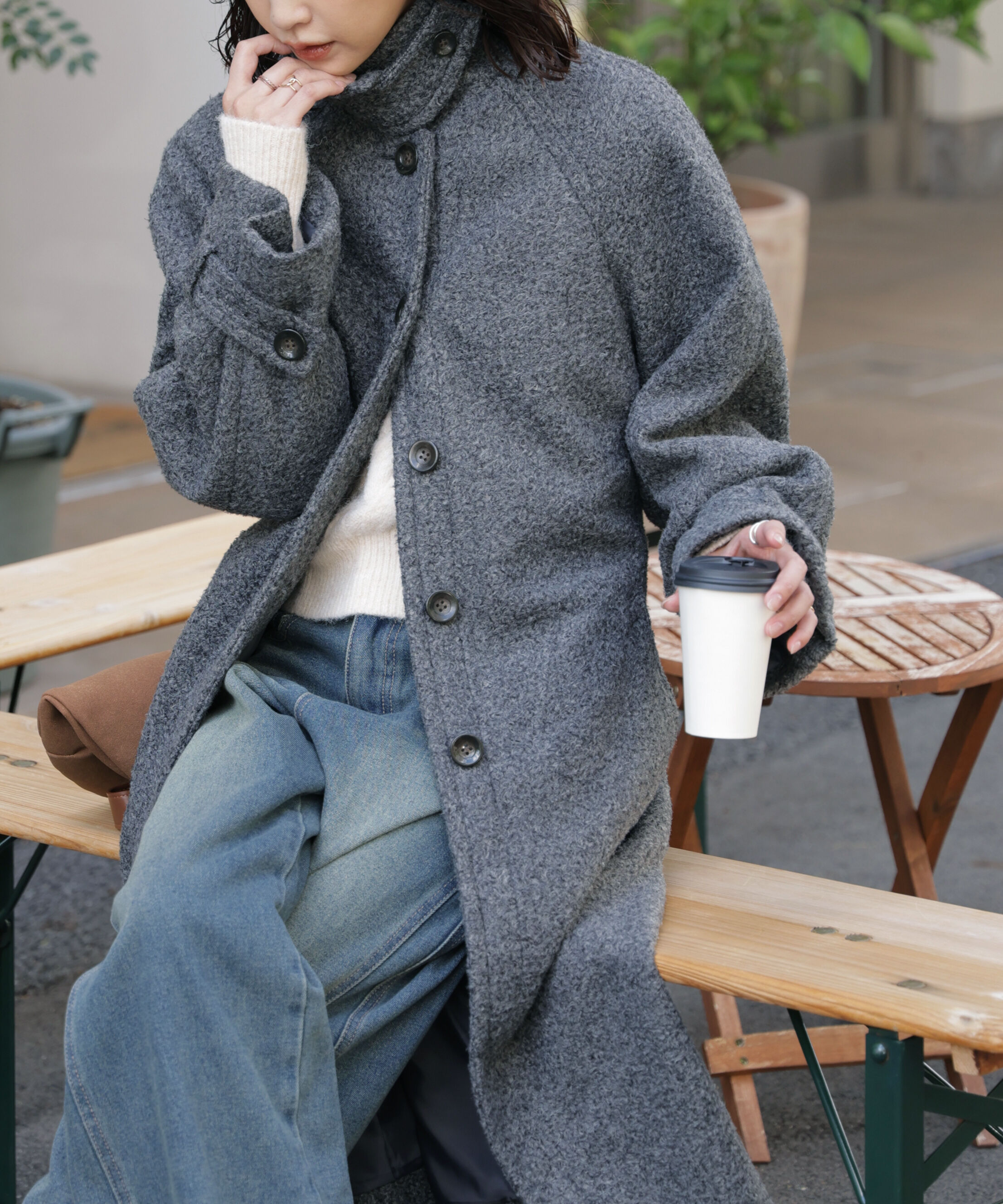  「2wayステンカラーロングコート」|その他|