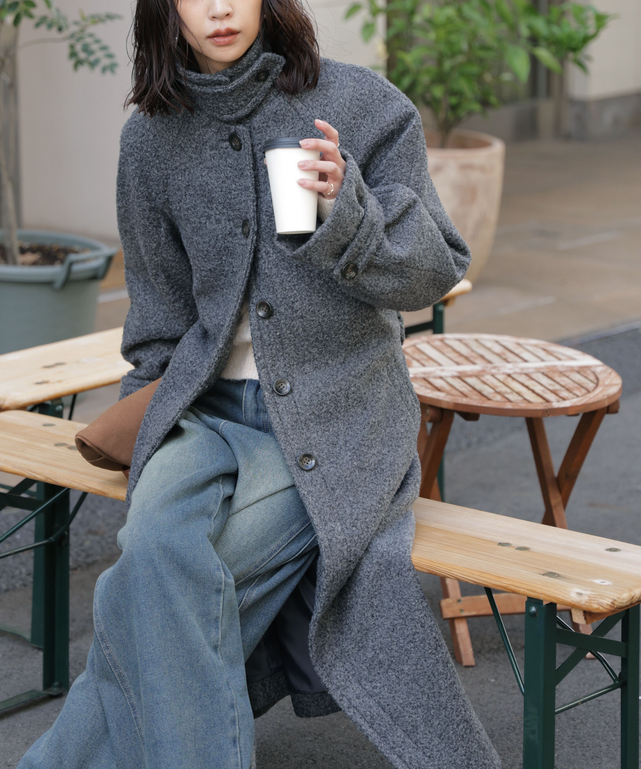  「2wayステンカラーロングコート」|その他|