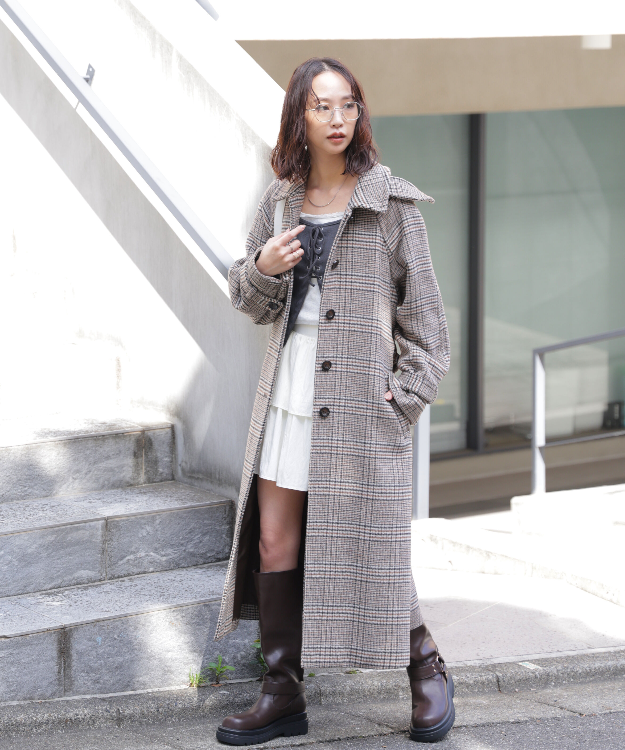  「2wayステンカラーロングコート」|その他|