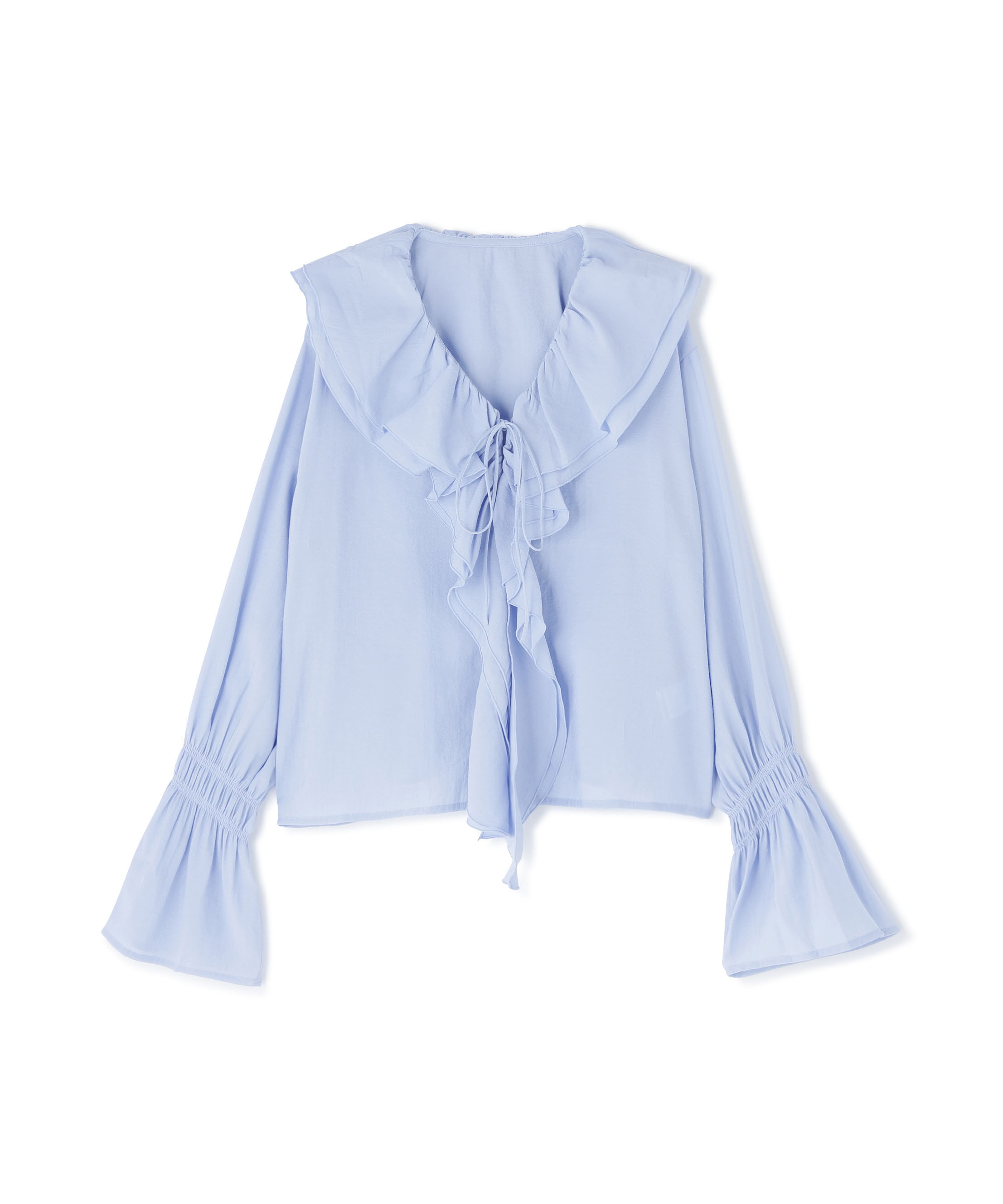  「ダブルラッフルフリルブラウス」|シャツ・ブラウス|