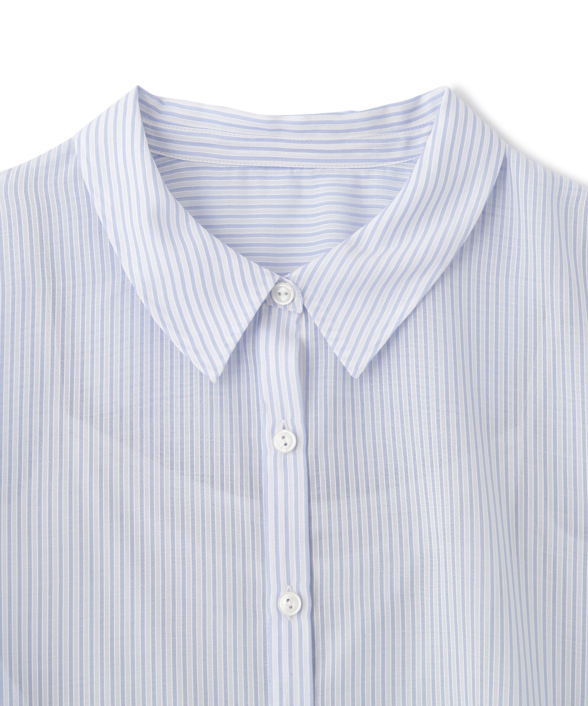  「バックギャザーシアーシャツ」|シャツ・ブラウス|