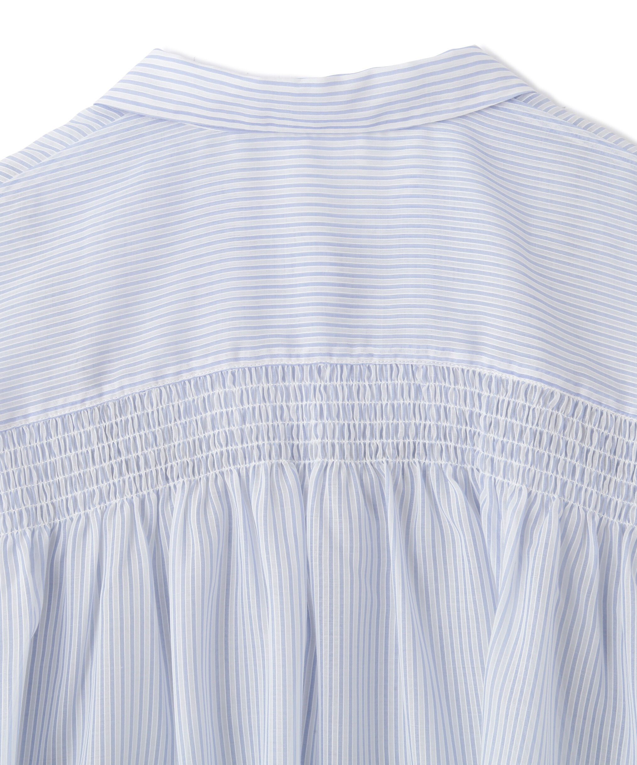  「バックギャザーシアーシャツ」|シャツ・ブラウス|