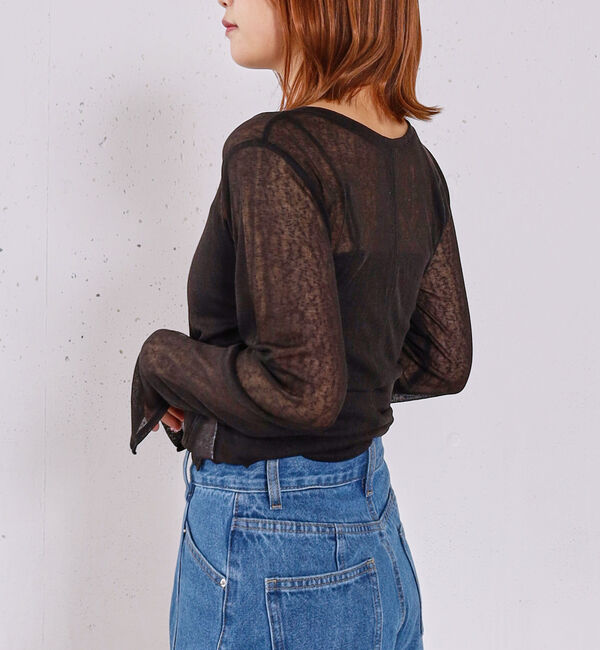 archives「スラブカットクルーネックトップス」|Tシャツ・カットソー|