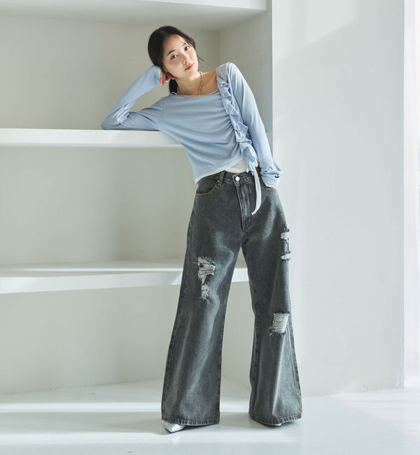 archives「フリルドロストカットＴＯＰＳ」|Tシャツ・カットソー|