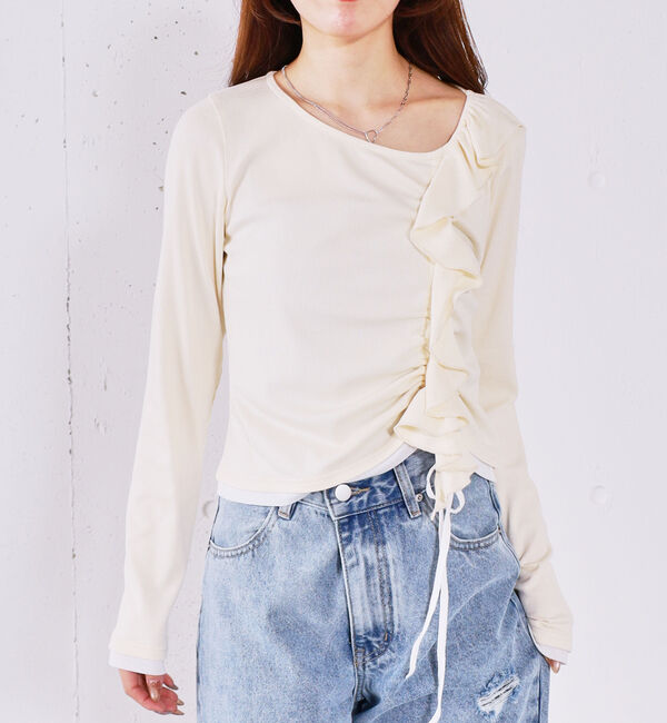 archives「フリルドロストカットＴＯＰＳ」|Tシャツ・カットソー|