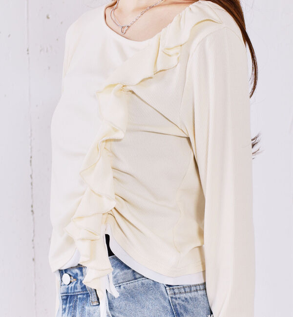 archives「フリルドロストカットＴＯＰＳ」|Tシャツ・カットソー|