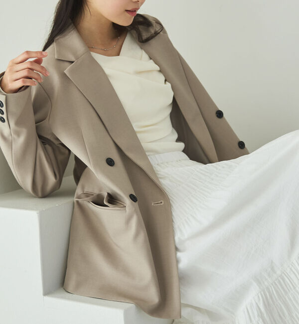 archives「【ＯＮかわ】クロスタックドレープオフショルカットＴＯＰＳ」|Tシャツ・カットソー|