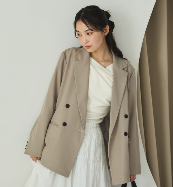 archives「【ＯＮかわ】クロスタックドレープオフショルカットＴＯＰＳ」|Tシャツ・カットソー|